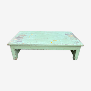 Patinated coffee table