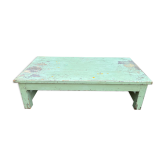 Patinated coffee table