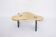Etched Brass coffee table with Agathe Stones in the style of Lova Creation