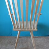 Pair of maple "Mikado" armchairs by J.Foersom and P.Hjort Lorenzen