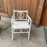 Art deco white painted chair, 1930