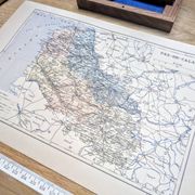 Map of Pas-de-Calais, printed in 1889.