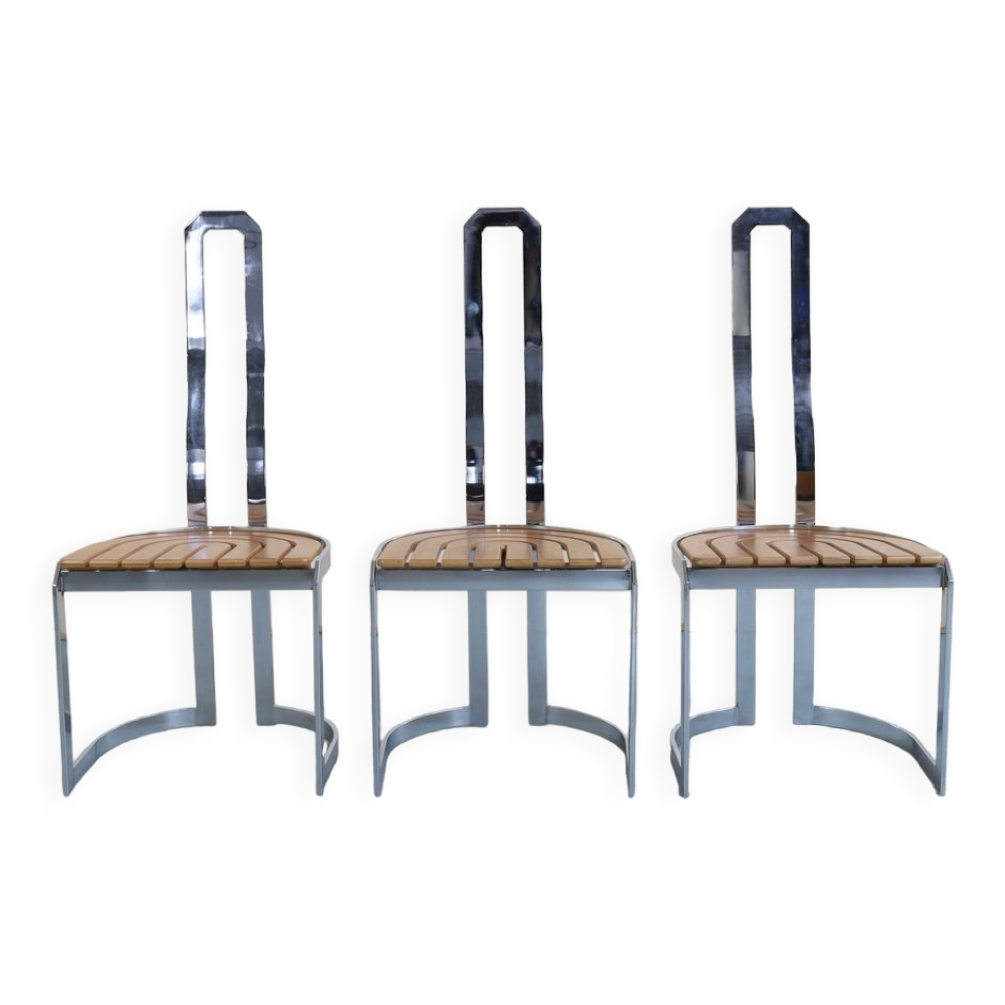 3x High Back Chair by Allmilmö, 1980s