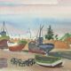 Jean Launois (1898-1942) Landscape of North Africa, A Port, Signed watercolour