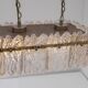 Lustre en cristal "Carl Fagerlund" d'Orrefors, Suède