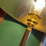Large golden brass lamp neo classic style