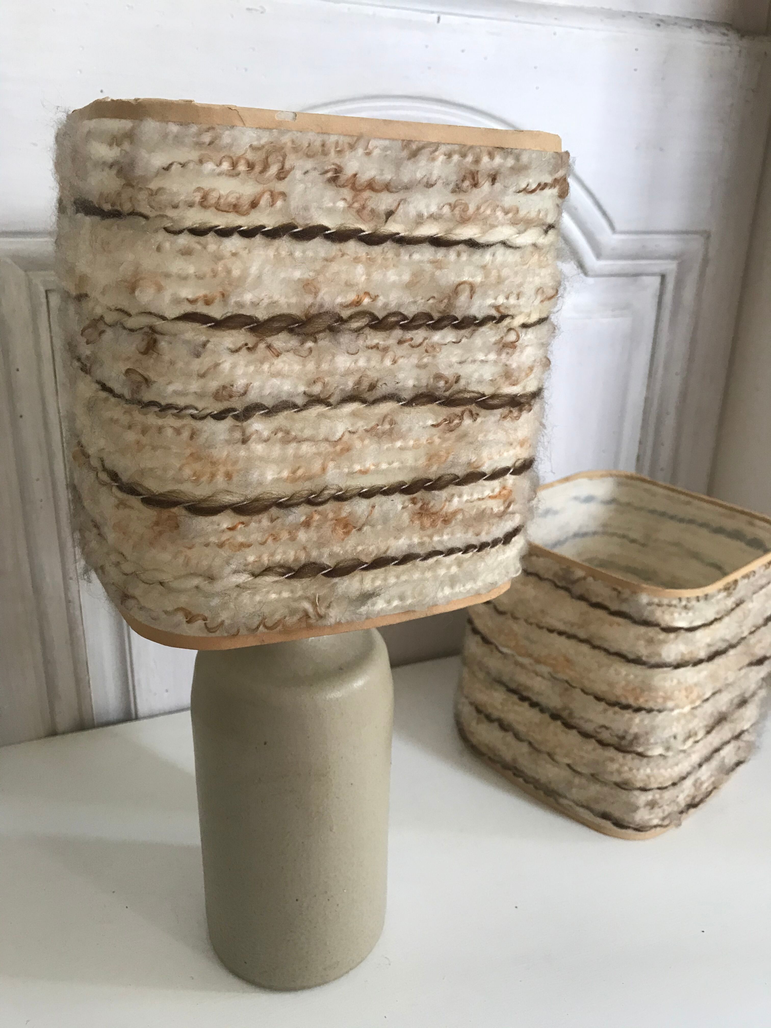 Pair of vintage lampshades 15x15