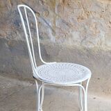Paire de chaises de jardin en fer