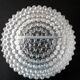 Large vintage clear glass lamp globe, replacement globe