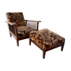 Fauteuil Morris ancien et repose