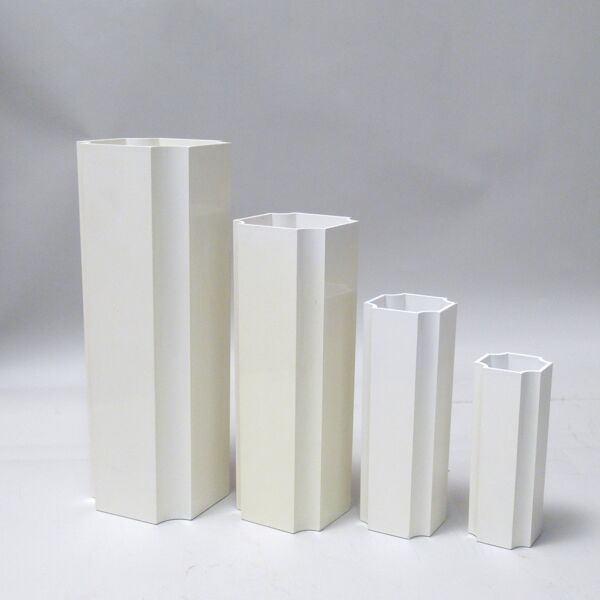 Quatre vases gigogne Jacques Bedat années 70
