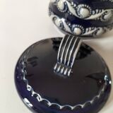 Blue glazed stoneware pot RM Stein – Reinhold Merkelbach, 1960s