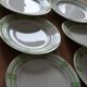9 Ceranord St Amand checkered flat plates