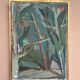 Original Swedish Oil on Canvas – “Forest” by Thure Lindskoog – Signed – Vintage & Framed – 44 × 32 cm (17.3" × 12.6")