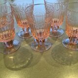 6 wine glasses