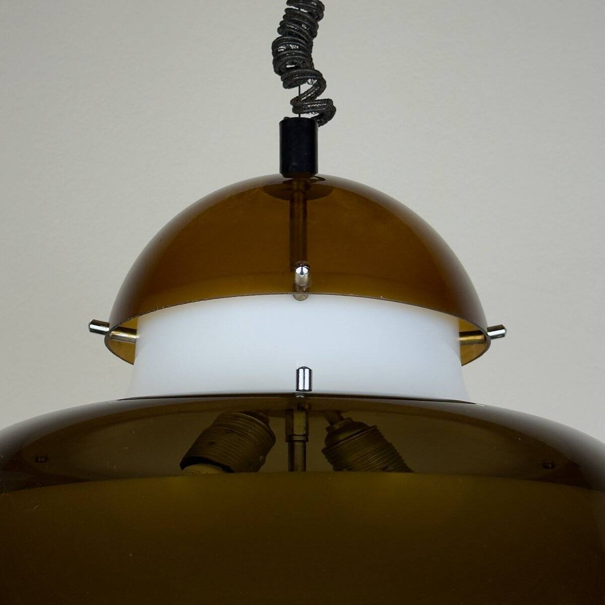 Vintage Suspension Lamp KD14 by Sijaj Hrastnik, Former Yugoslavia, 1960s