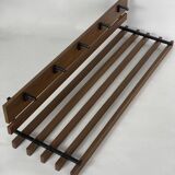 Vintage scandinavian teak coat rack, 1960s