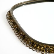 Mid century brass wall mirror by Josef Frank for Svenskt Tenn Sweden