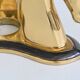 Hollywood Regency style coffee table brass antelope France 1970