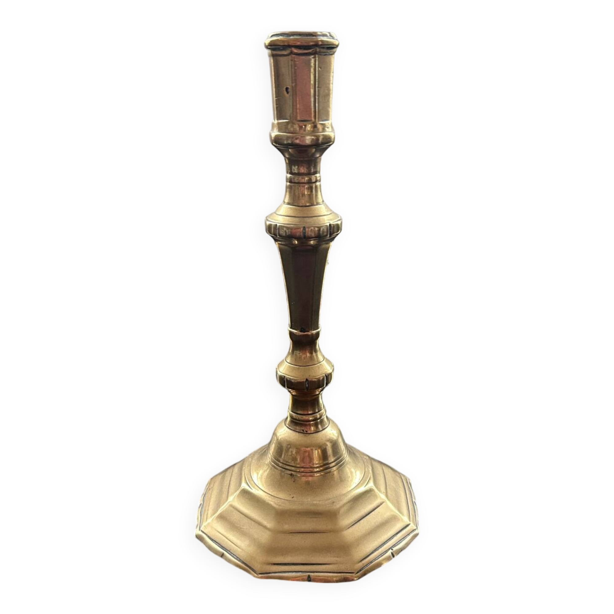 Classic brass candlestick