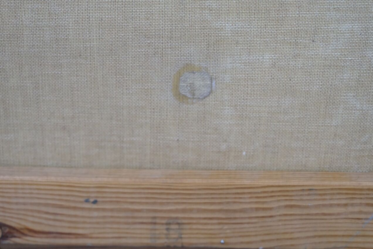 Swedish Modern Painting by Jack Eichborn, Oil on Canvas, 1960s