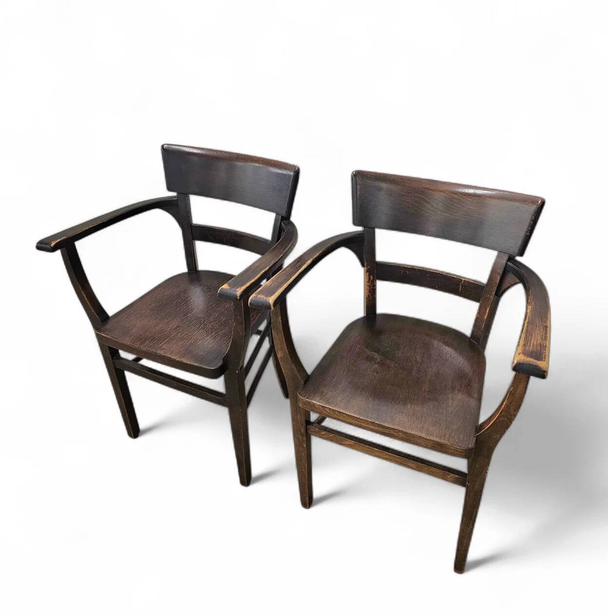 2 chaises de salle à manger / marquées "twente" / années 1930