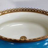 Planter in glazed porcelain and gilded bronze late nineteenth