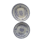 Lot of dessert plates from the 19th century