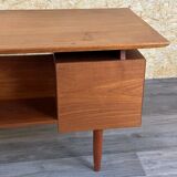 60s 70s teak desk desk Danish Modern Design Denmark