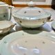 Lot de 14 pièces en porcelaine Moulin des Loups modèle Hermes