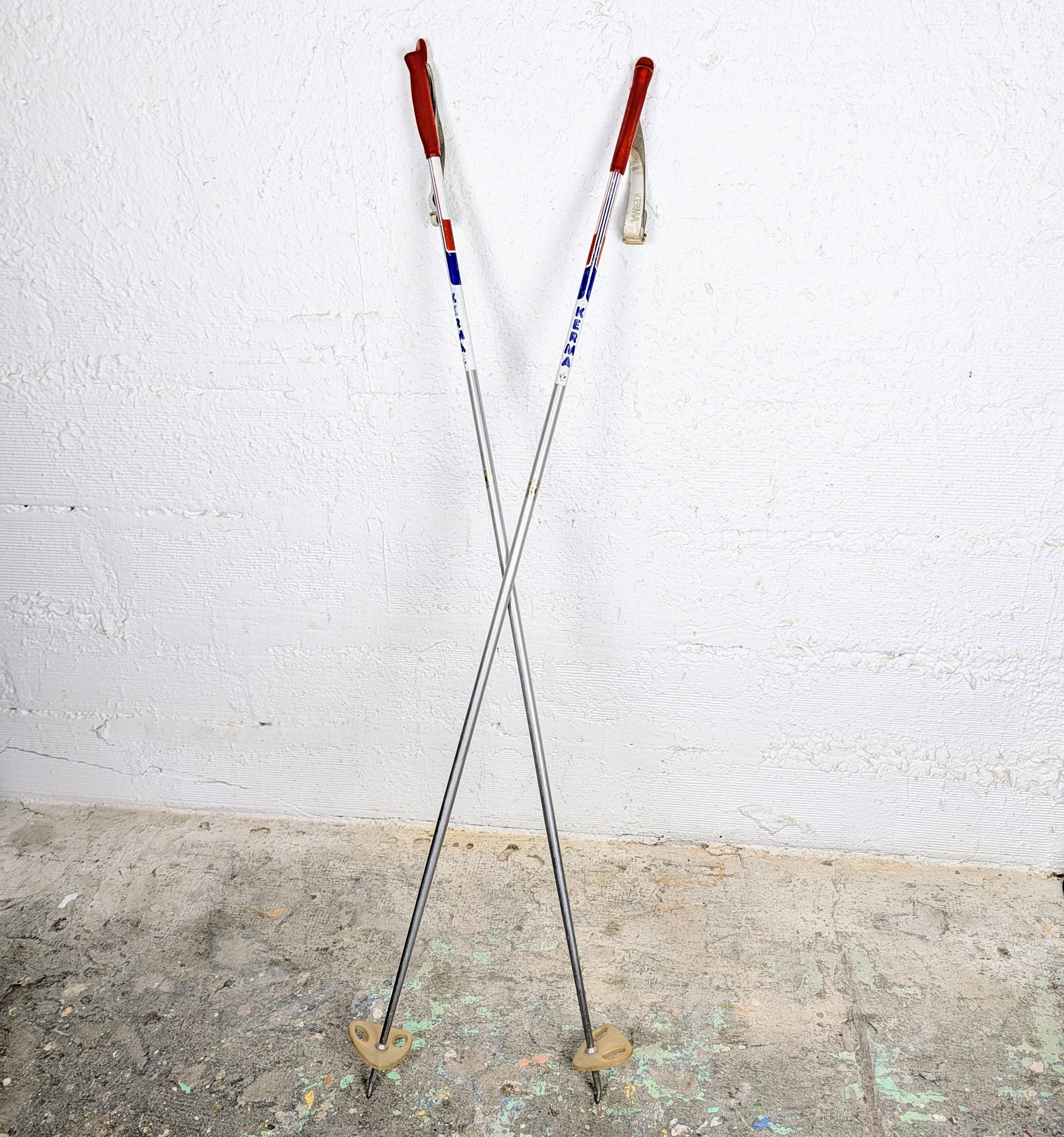Vintage ski poles