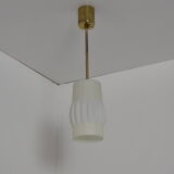 Suspension en verre du milieu du siècle années 1960