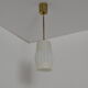 Suspension en verre du milieu du siècle années 1960