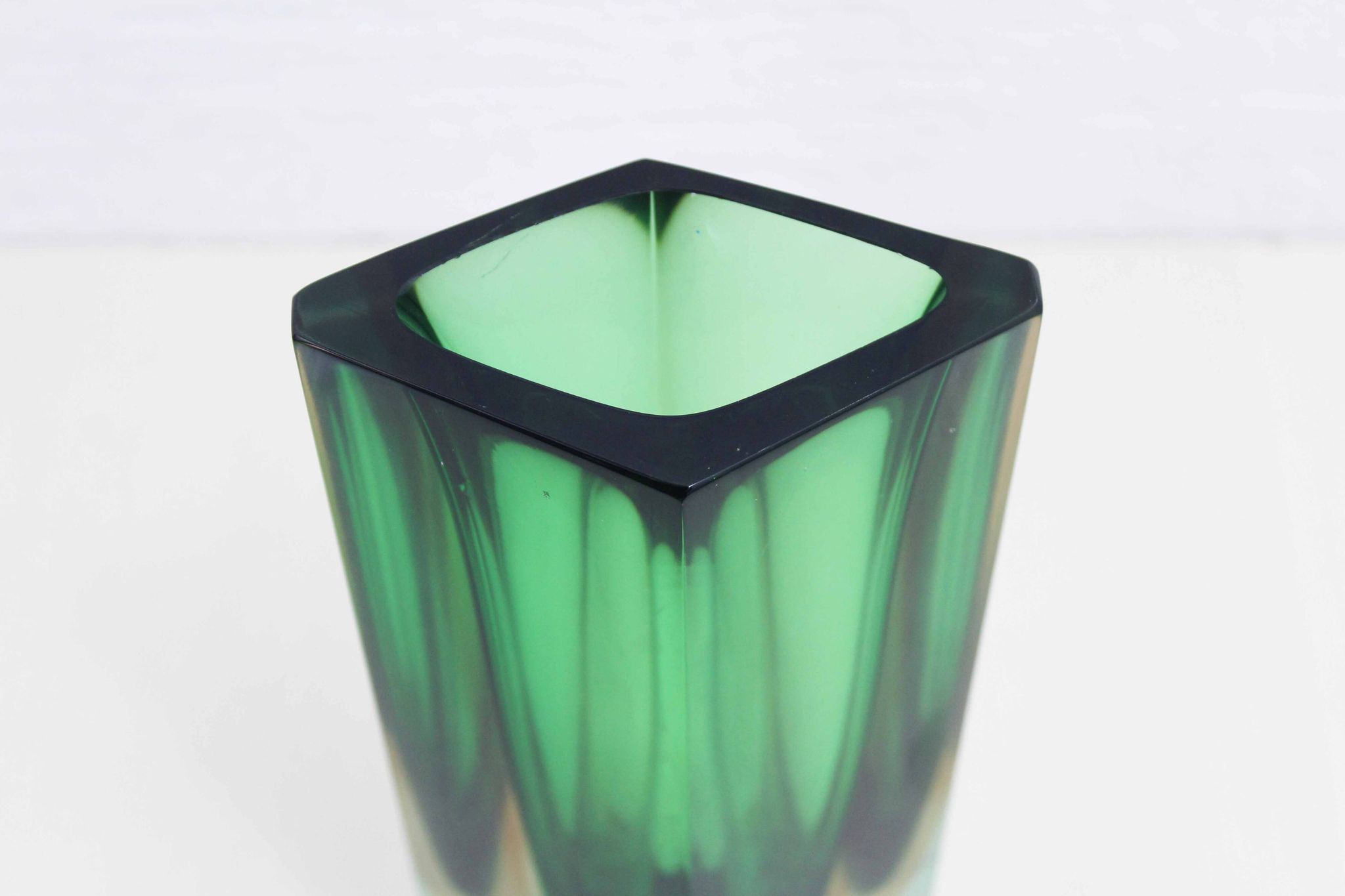 Vase en verre de Murano, Sommerso, 1970