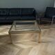 Square coffee table pierre vandel paris