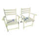 Pair of vintage garden armchairs Dejou