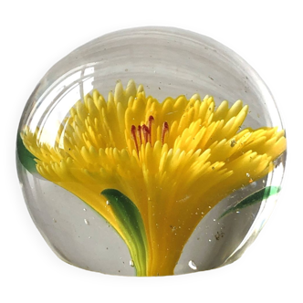 Presse-papiers - sulfure fleur jaune