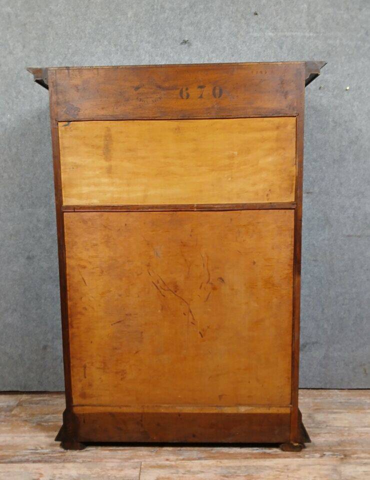 Mercier and Chaleyssin in Lyon: library stamped Napoleon III period in marquetry