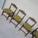 Set of six chairs by Guillerme et Chambron