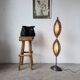 Lampadaire bronze et corde 1970