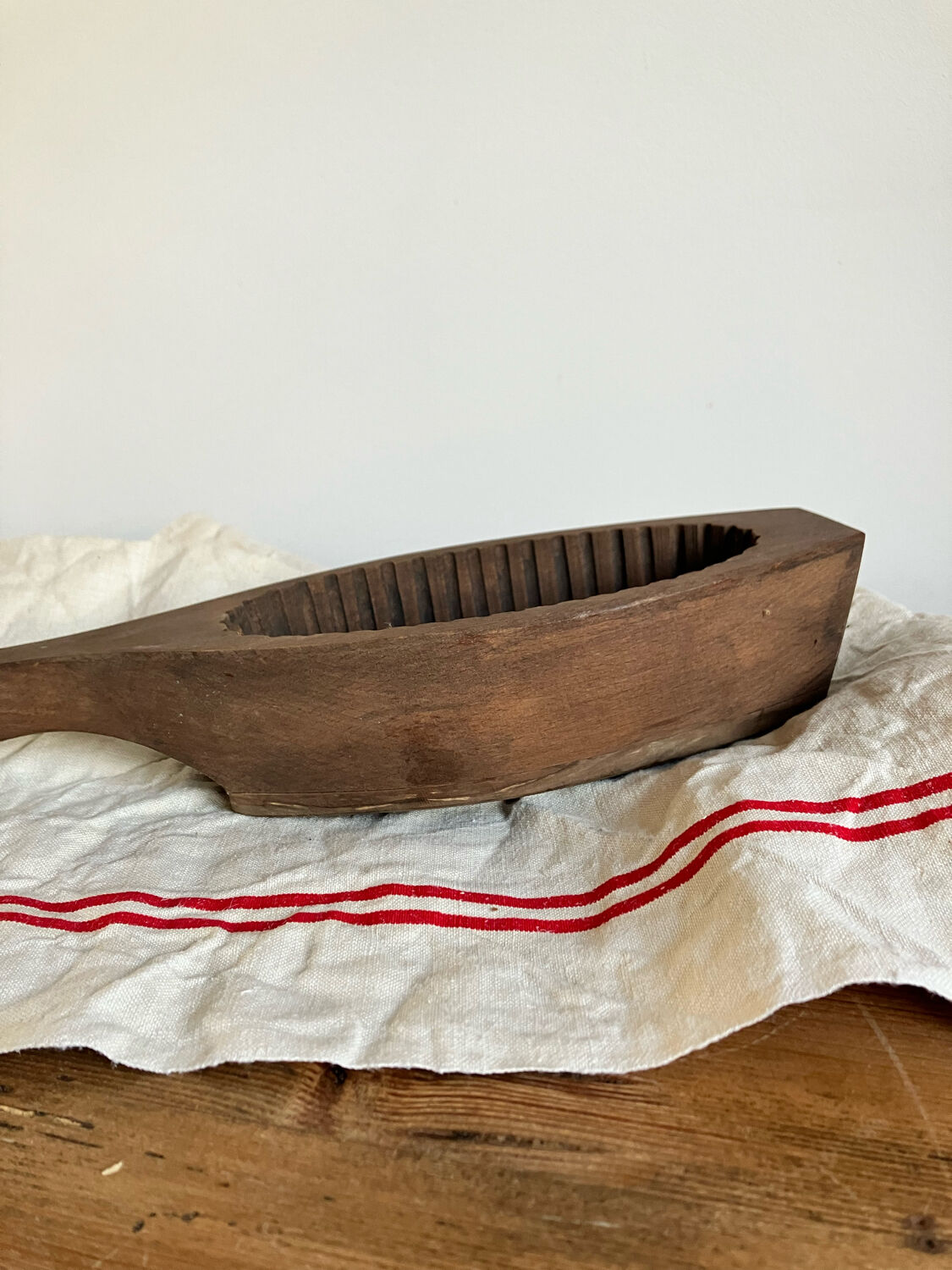 Breton wooden butter mould