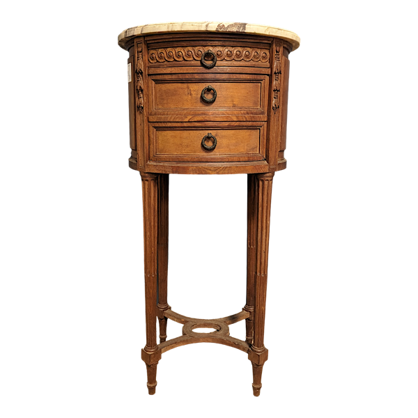 Chevet de style Louis XVI en chêne