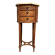 Louis XVI style oak bedside table