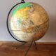 Globe, vintage world map