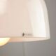 Suspension blanche Space Age de Guzzini, années 1960