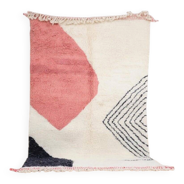 Pure wool handwoven traditional rug size 140/260 cm