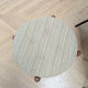 Stool - vintage teak pouf from the 1960s