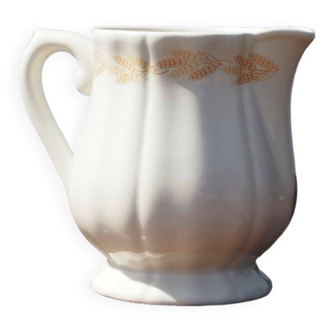 Gien ears of wheat milk jug