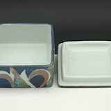 Glazed earthenware box signed nils thorsson / 1960-1970 / perfect condition