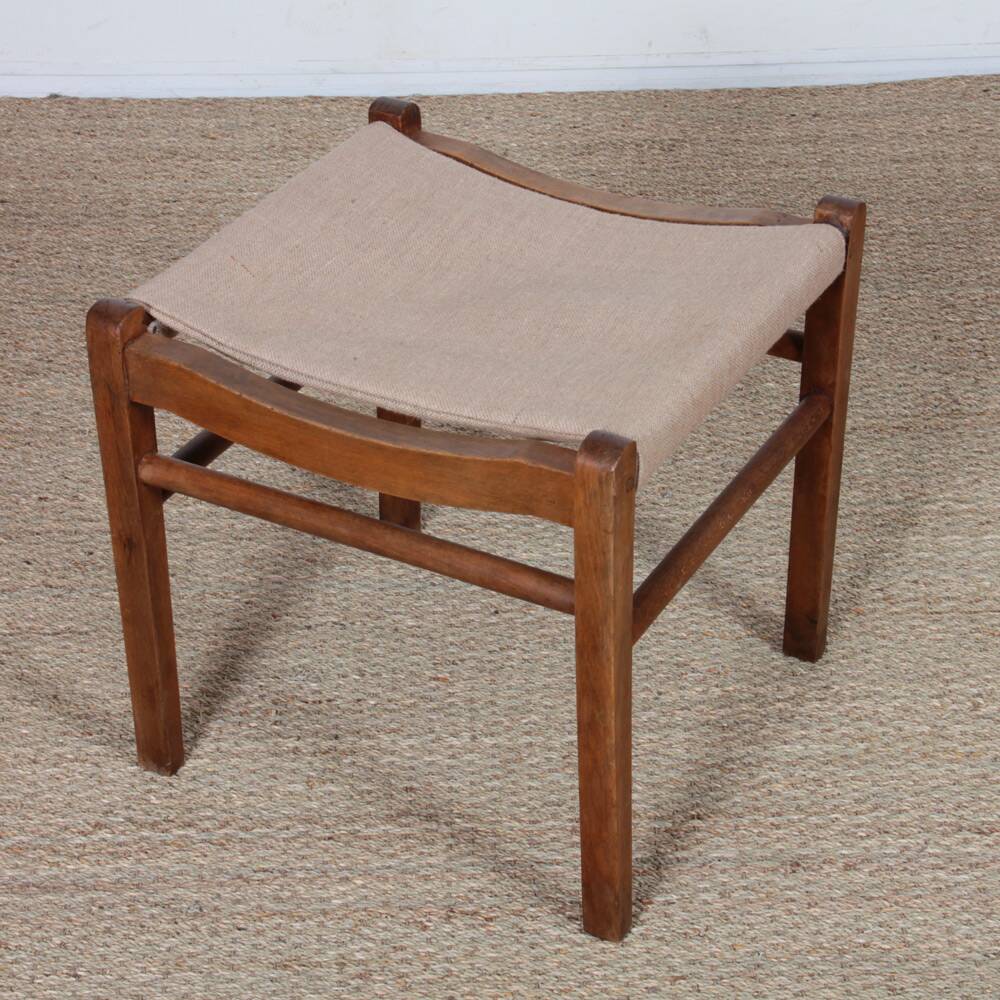 1950s wooden stool